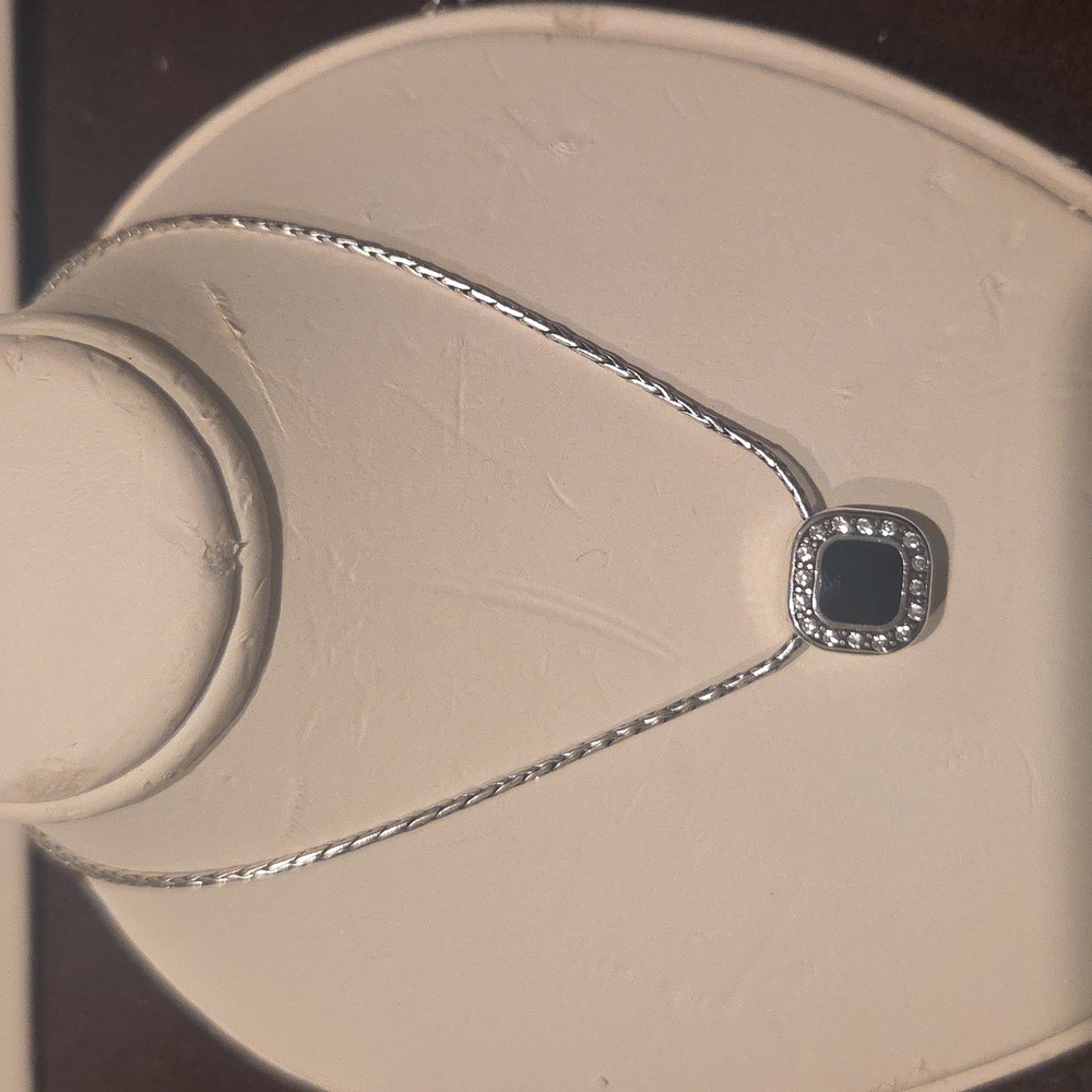Brighton reversable Silver Gold and Black Necklace